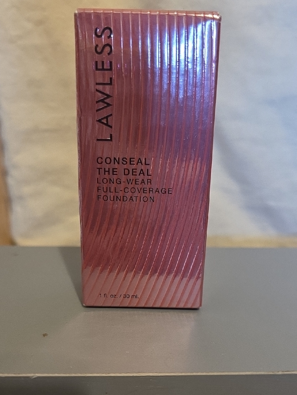 LAWLESS Conceal The Deal Full-Coverage Foundation - Rose Pink Packaging